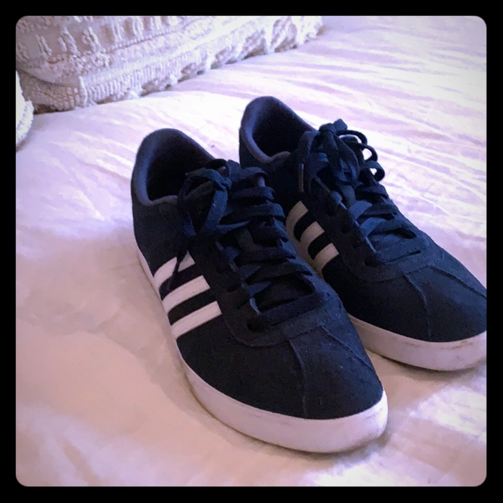 Adidas Navy tennis shoes
